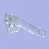 Addiction - Crystal Addiction - Clear 8" Dildo with Balls