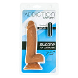Addiction - STEVEN - 7.5" Silicone Dildo - Caramel