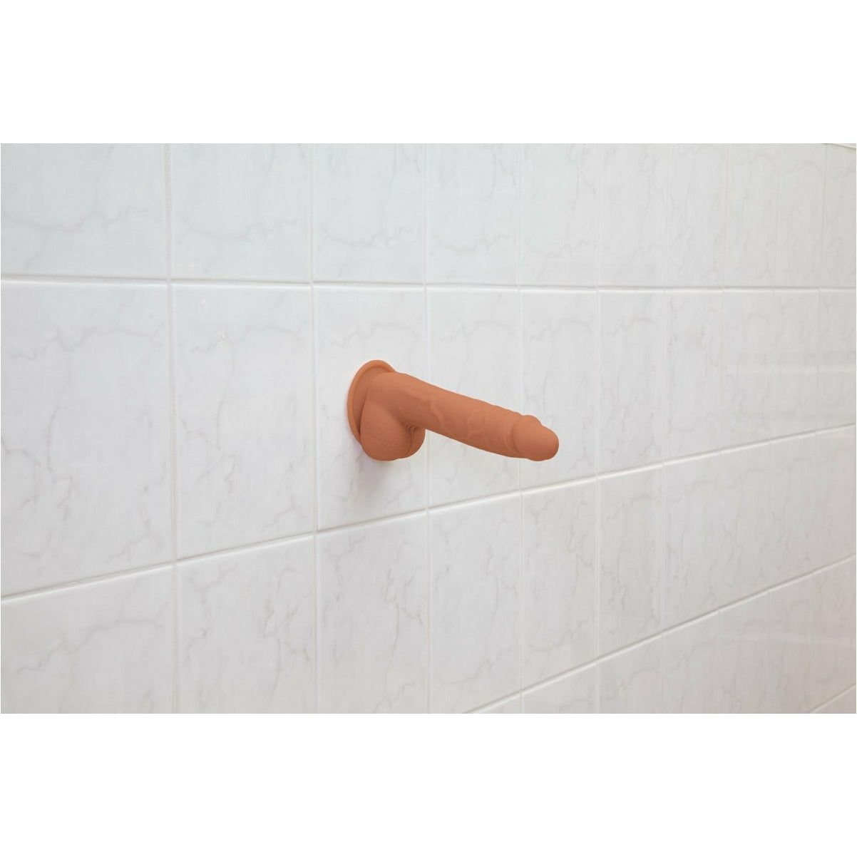 Addiction - STEVEN - 7.5" Silicone Dildo - Caramel