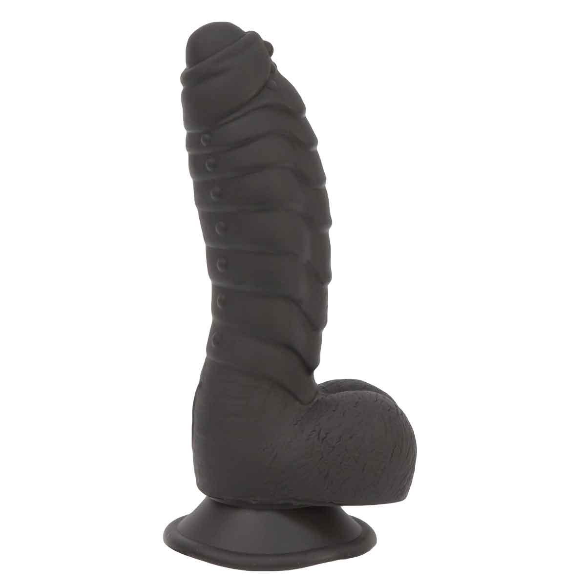 Addiction - Ben 7" Dildo With Balls - Black