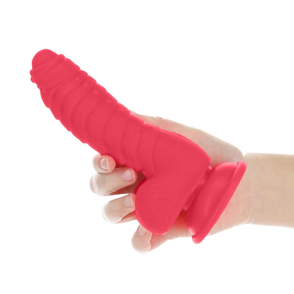 Addiction - Godemichet Tom 7" avec testicules - Rose