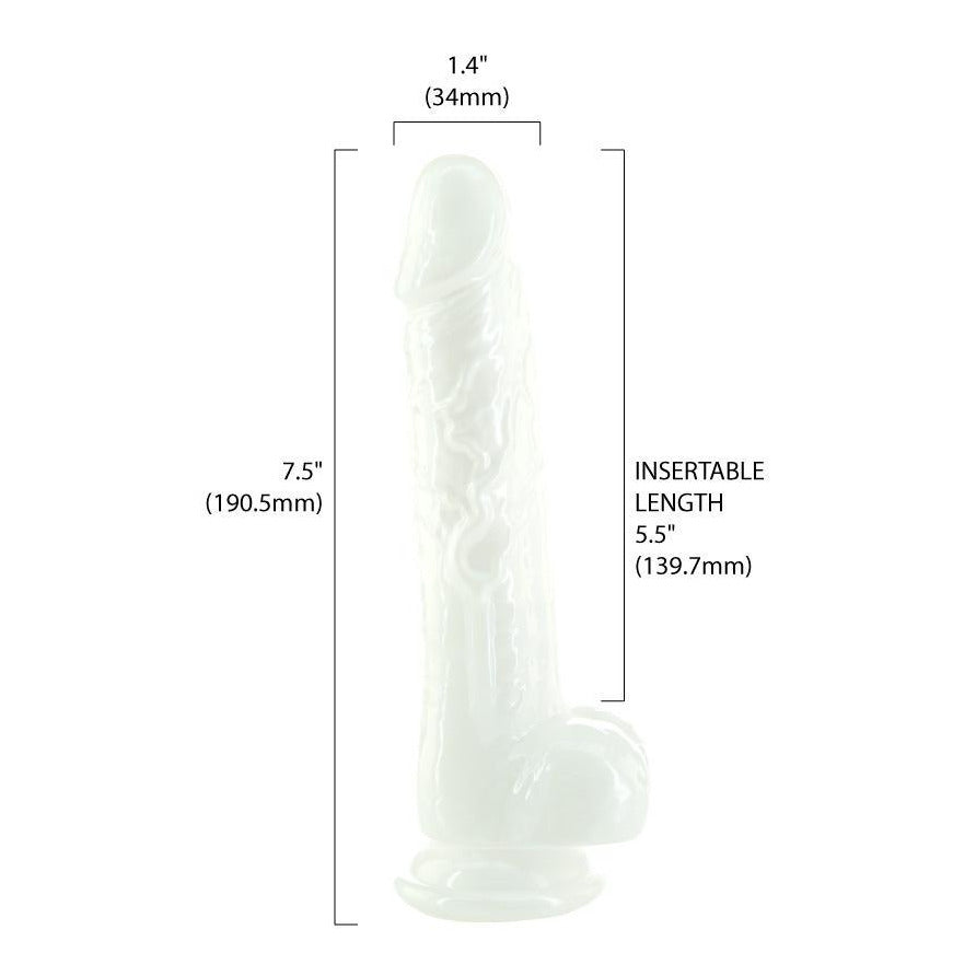 Pearl By Addiction 7.5" Dildo with Balls