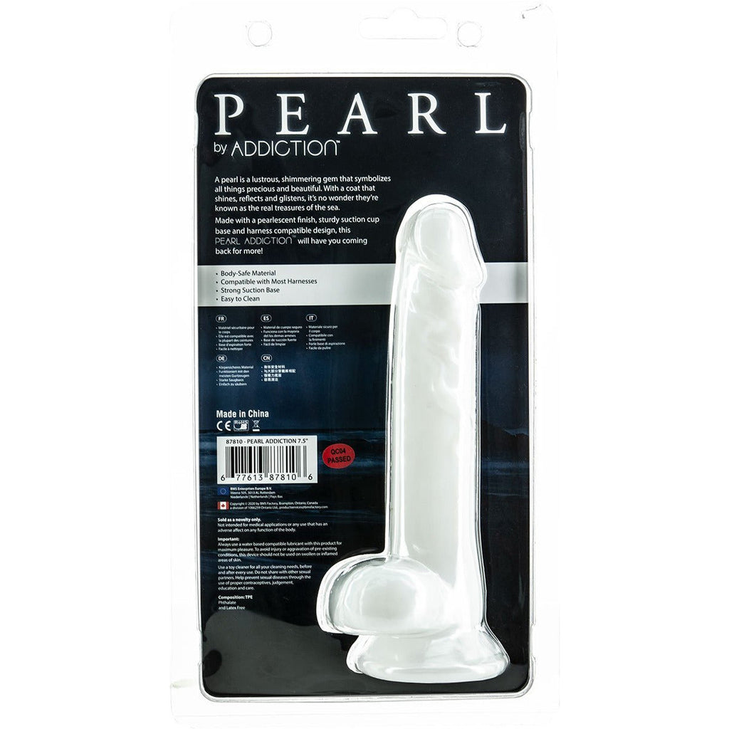 Pearl By Addiction 7.5" Dildo with Balls