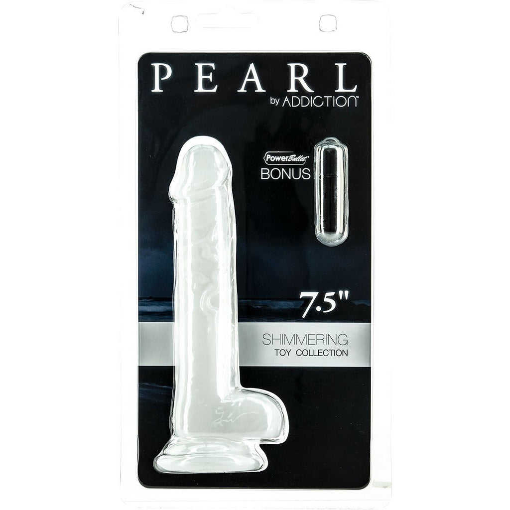 Pearl By Addiction 7.5" Dildo with Balls