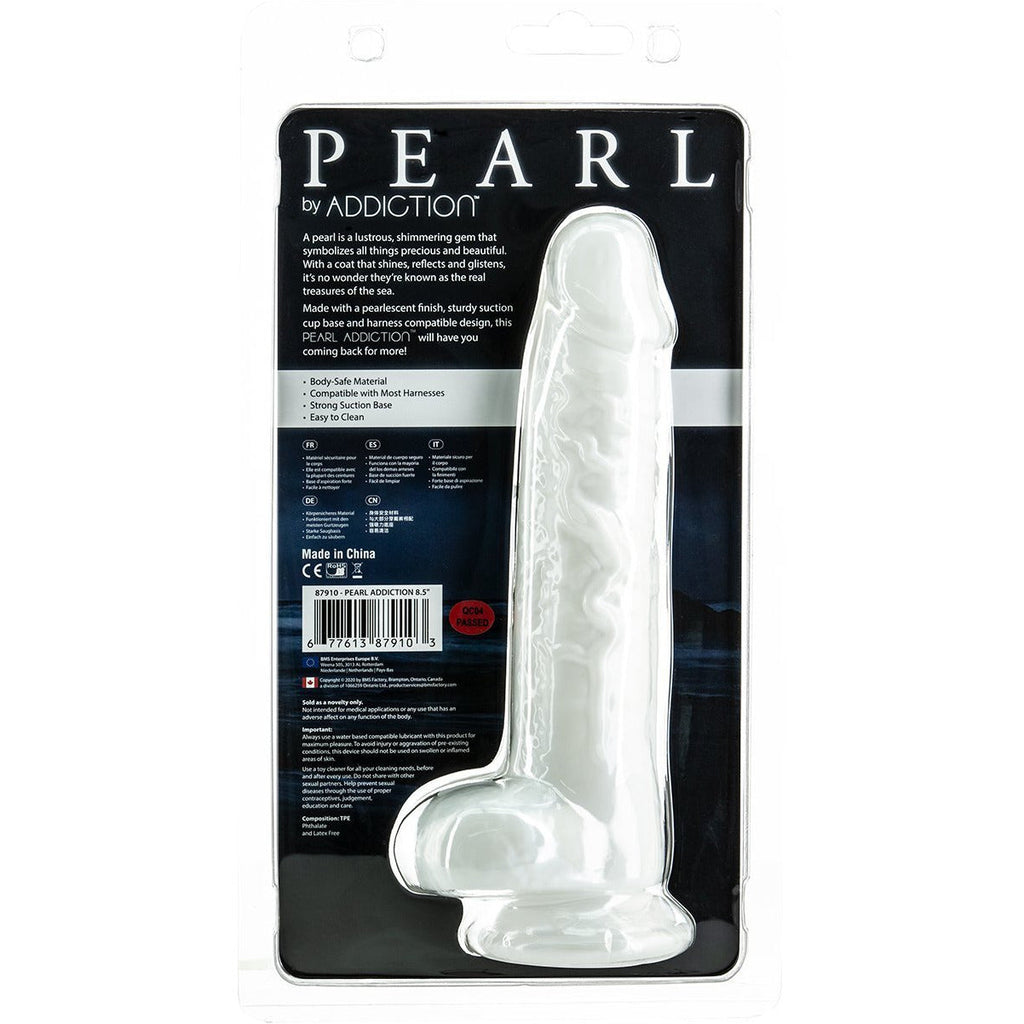 Pearl By Addiction 8.5" Dildo with Balls