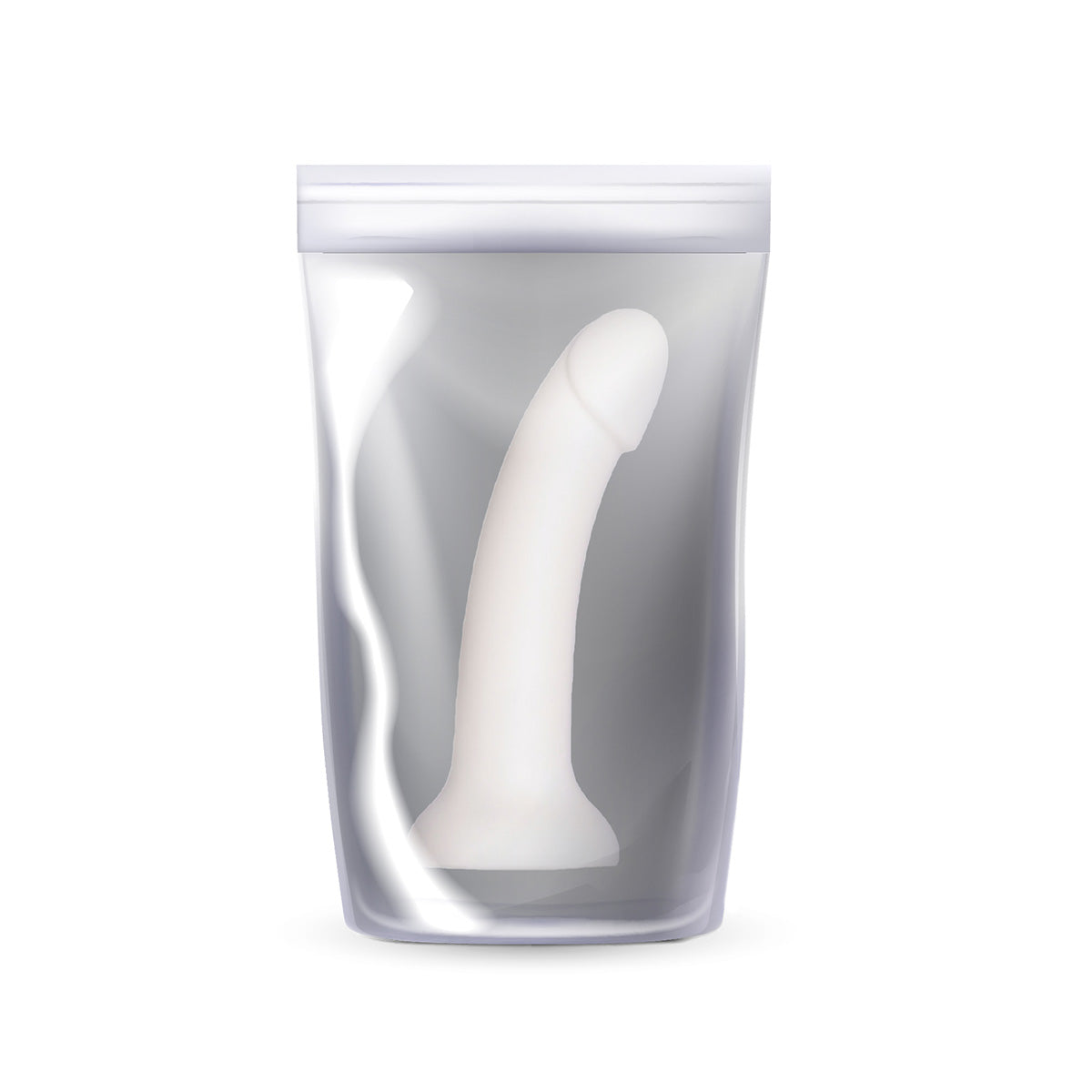 BMS Factory Liquid Silicone Dong – White