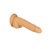 Naked Addiction - 8" Silicone Dual Density Dildo - Caramel