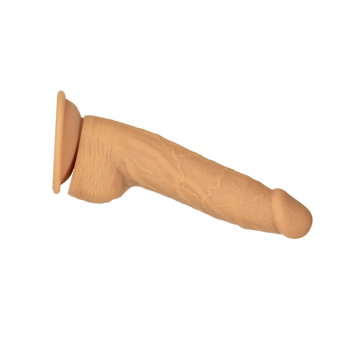 Naked Addiction - 8" Silicone Dual Density Dildo - Caramel