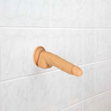 Naked Addiction - 8" Silicone Dual Density Dildo - Caramel