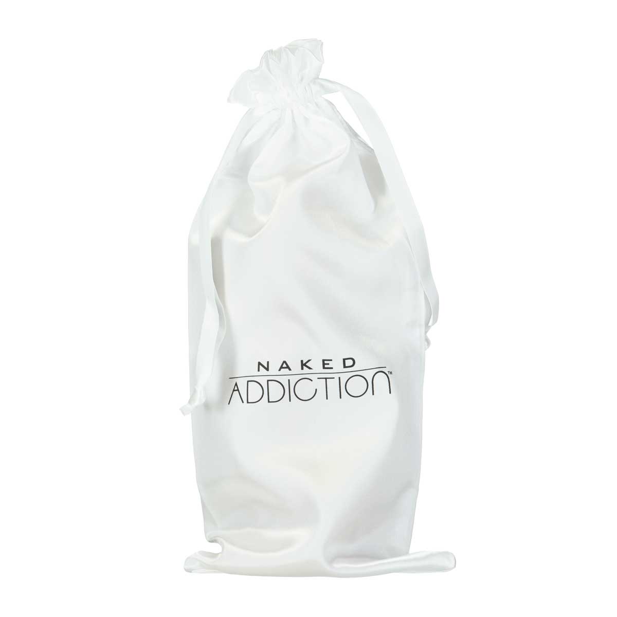NAKED ADDICTION - Rotating & Vibrating Silicone Dong with Remote - 8" - Caramel