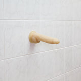 Naked Addiction - 7" Rotating & Vibrating Dildo with Remote Control - Beige