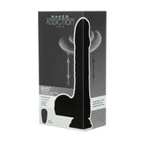 Naked Addiction - 8.6" Silicone Rotating & Thrusting Vibrating Dildo with Remote - Noir