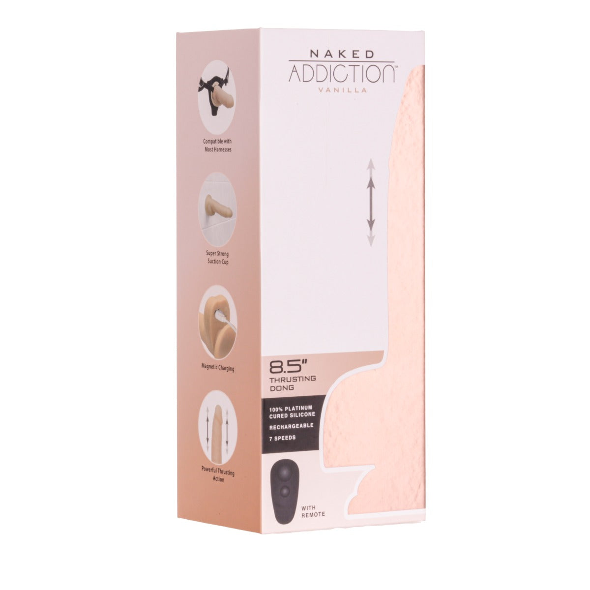 Naked Addiction - 8.5" Thruster - Vanilla