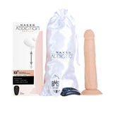 Naked Addiction - Godemichet Rotatif et Pénétrant de 20 cm - Vanille