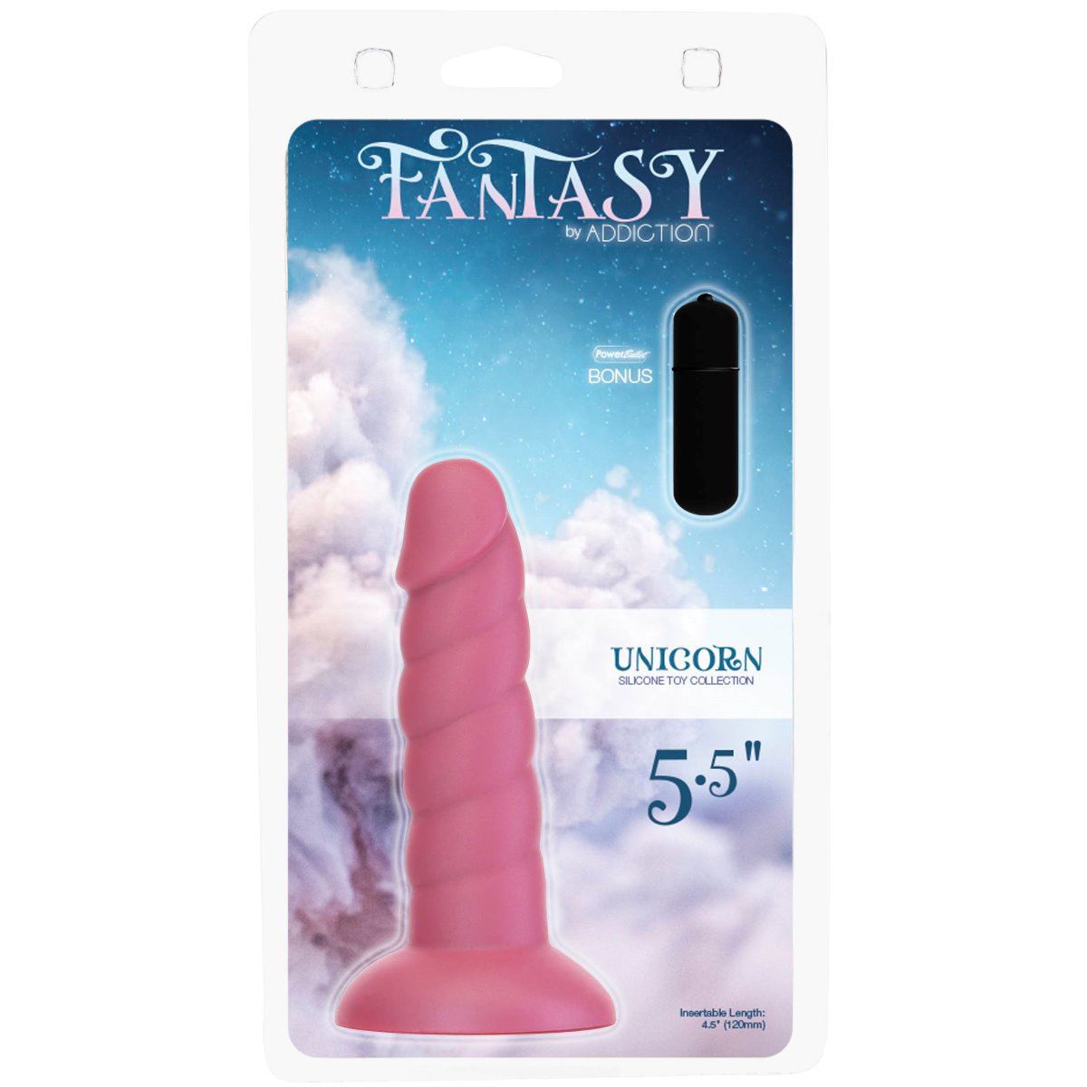 Addiction Fantasy - Unicorn Dildo - 5.5" - Pink