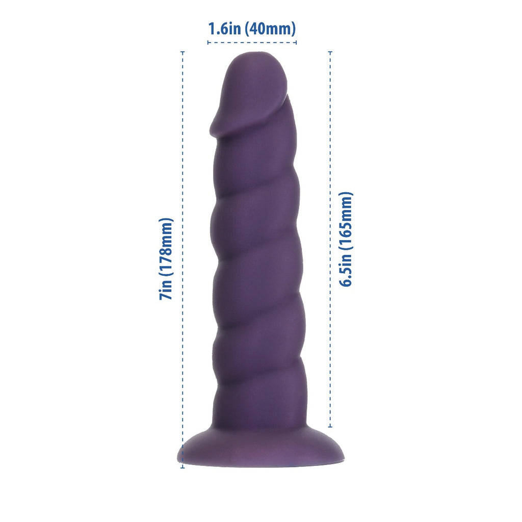 Addiction Fantasy - Gode licorne - 17,8 cm - Violet