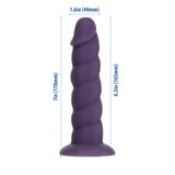 Addiction Fantasy - Gode licorne - 17,8 cm - Violet