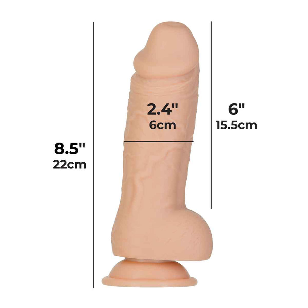 Addiction - Roman - 8" Girthy Dong