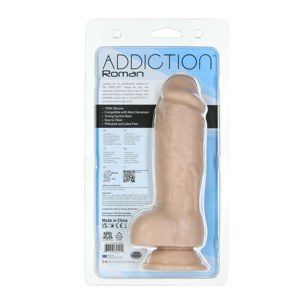 Addiction - Roman - 8" Girthy Dong