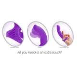Simple & True - Extra Touch Finger Dildo - Purple