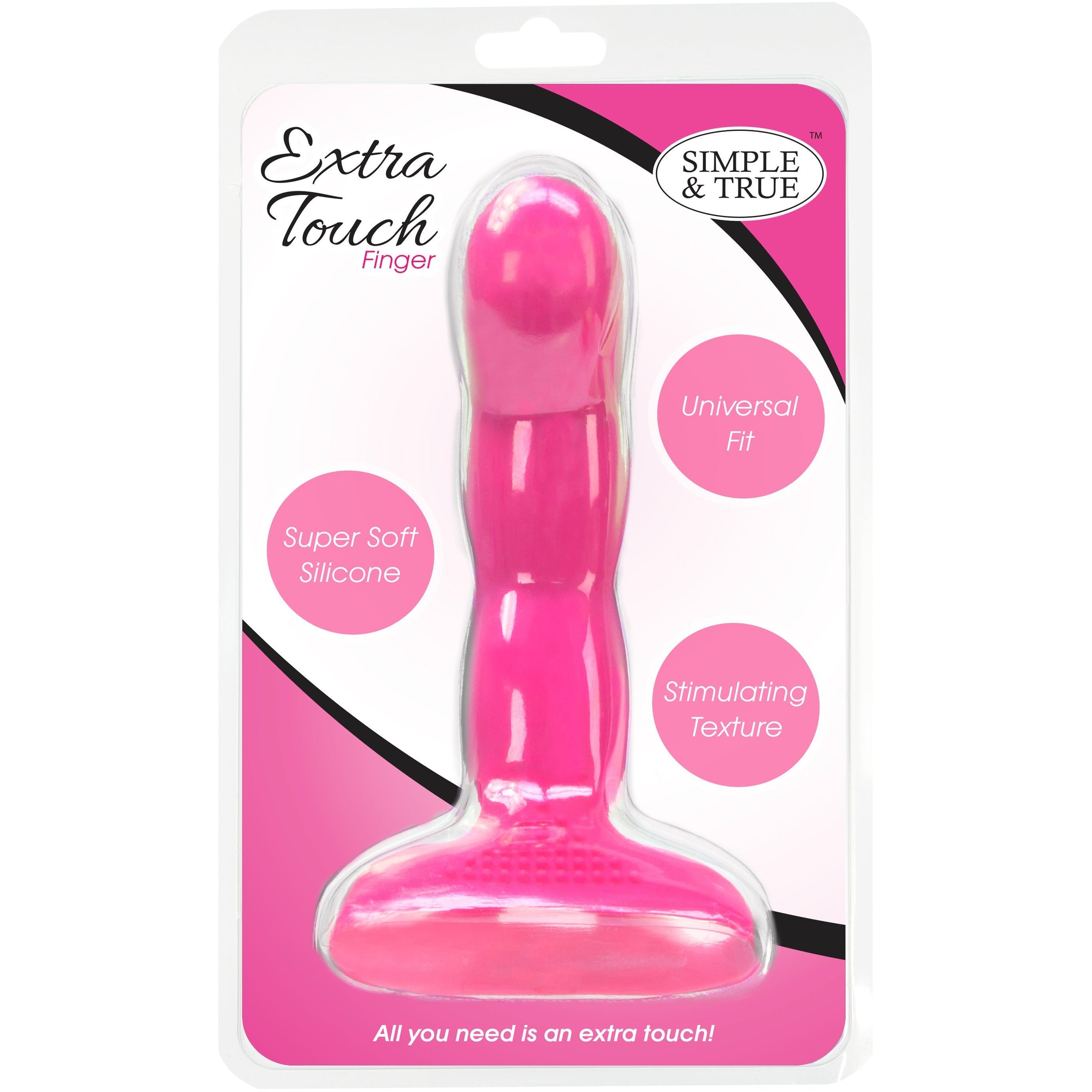 Doigt vibrant extra doux Simple & True - Rose