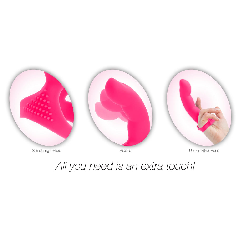 Simple & True Extra Touch Finger Dildo - Pink