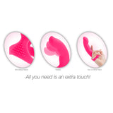Simple & True Extra Touch Finger Dildo - Pink