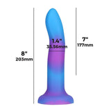Rave by Addiction - Godemichet phosphorescent 8" - Bleu violet