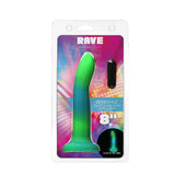 Rave by Addiction - Godemichet phosphorescent 20 cm - Bleu-vert