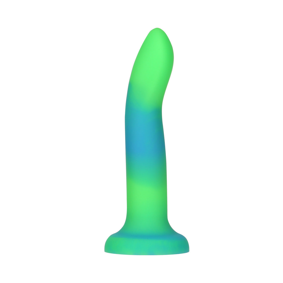 Rave by Addiction - Godemichet phosphorescent 20 cm - Bleu-vert