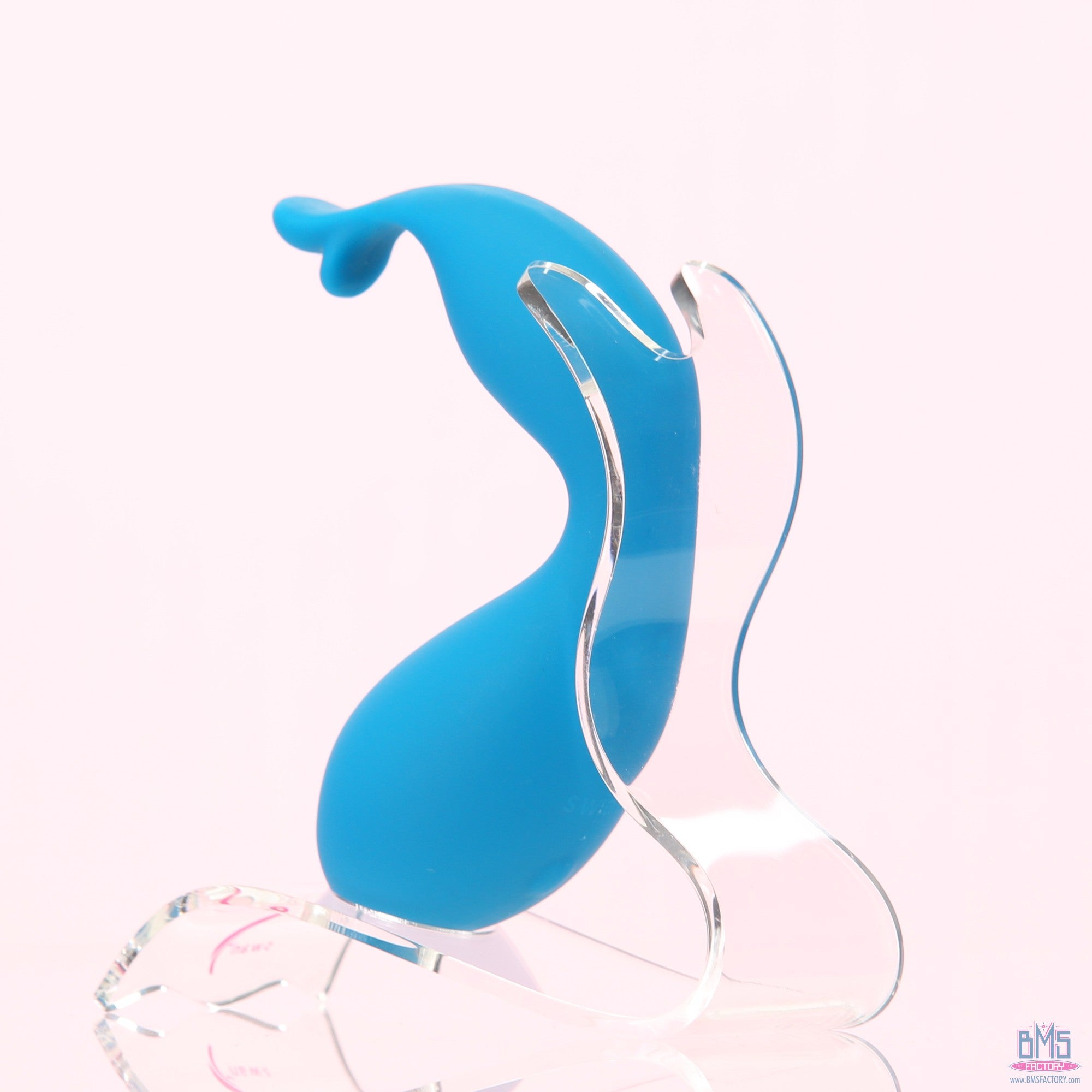 Swan - Kiss - Squeeze Control Clitoral Stimulator - Rechargeable - Teal