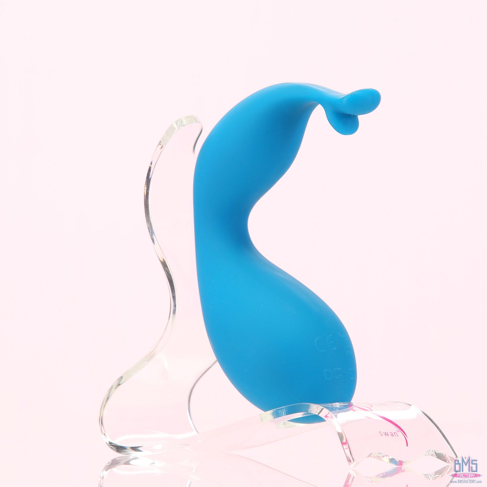 Swan - Kiss - Squeeze Control Clitoral Stimulator - Rechargeable - Teal