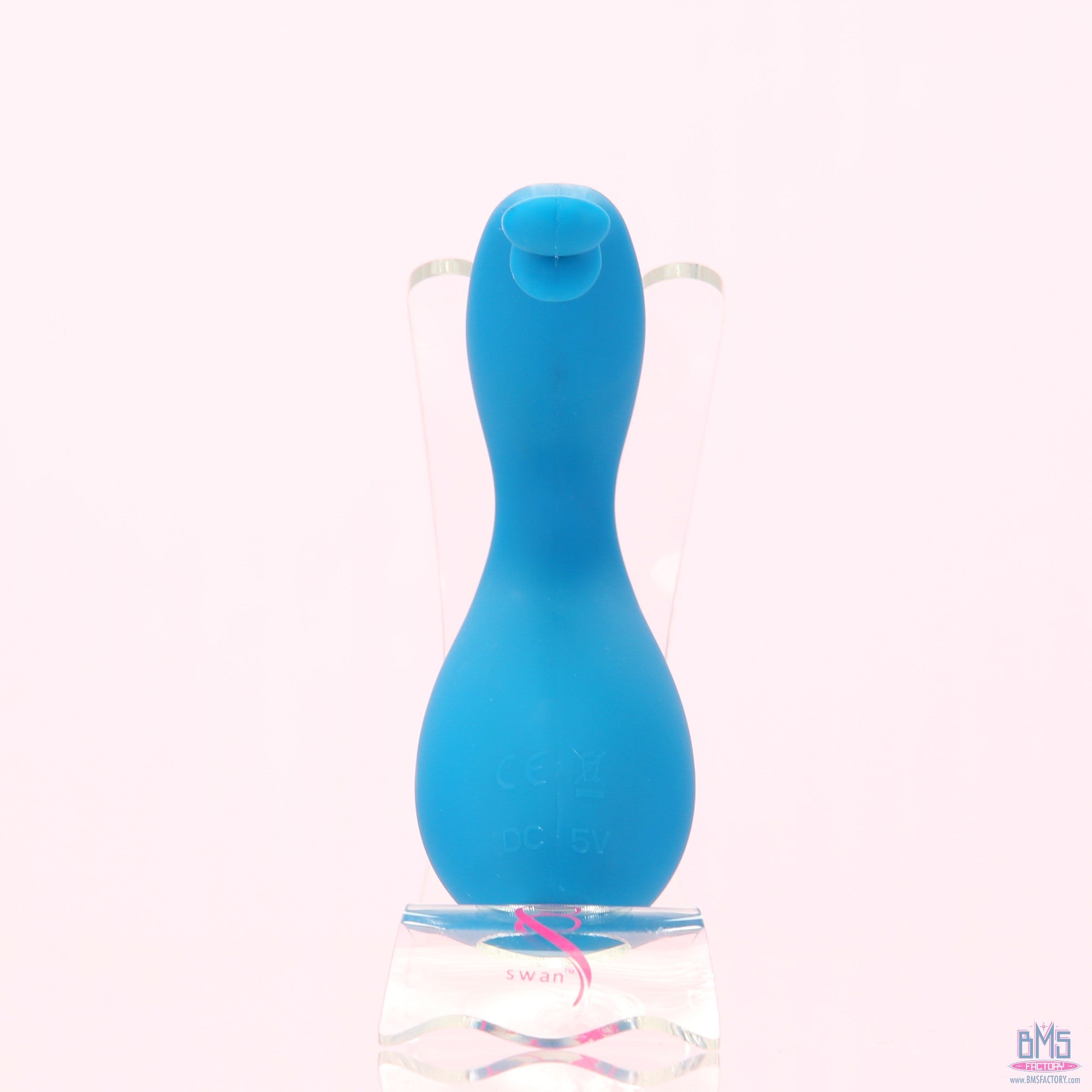 Swan - Kiss - Squeeze Control Clitoral Stimulator - Rechargeable - Teal