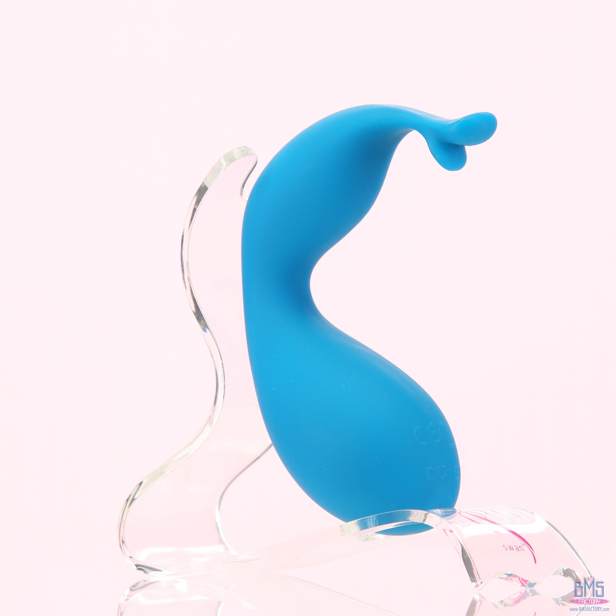 Swan - Kiss - Squeeze Control Clitoral Stimulator - Rechargeable - Teal