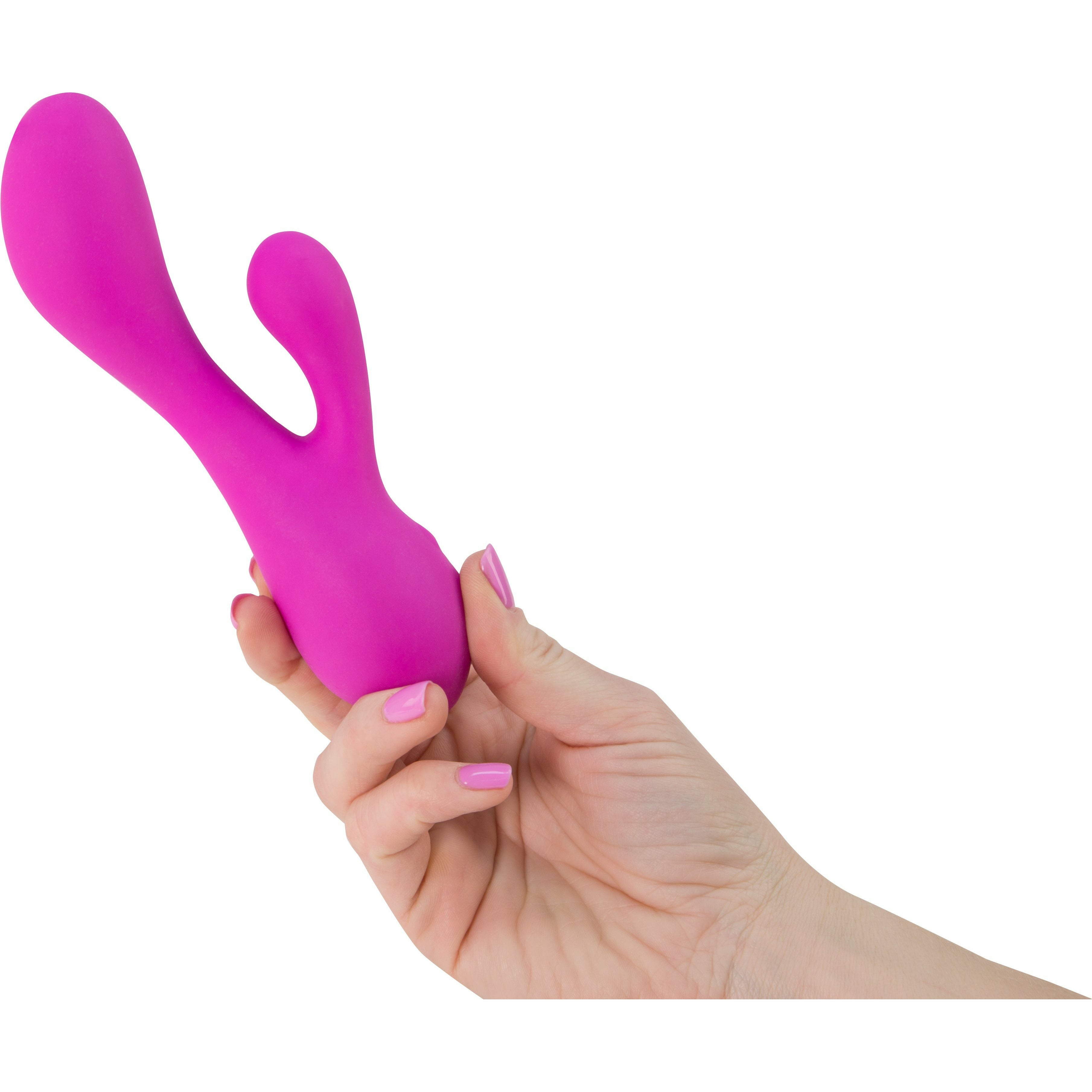 Swan - Hug - Squeeze Control Dual Vibrator - Rechargeable - Pink