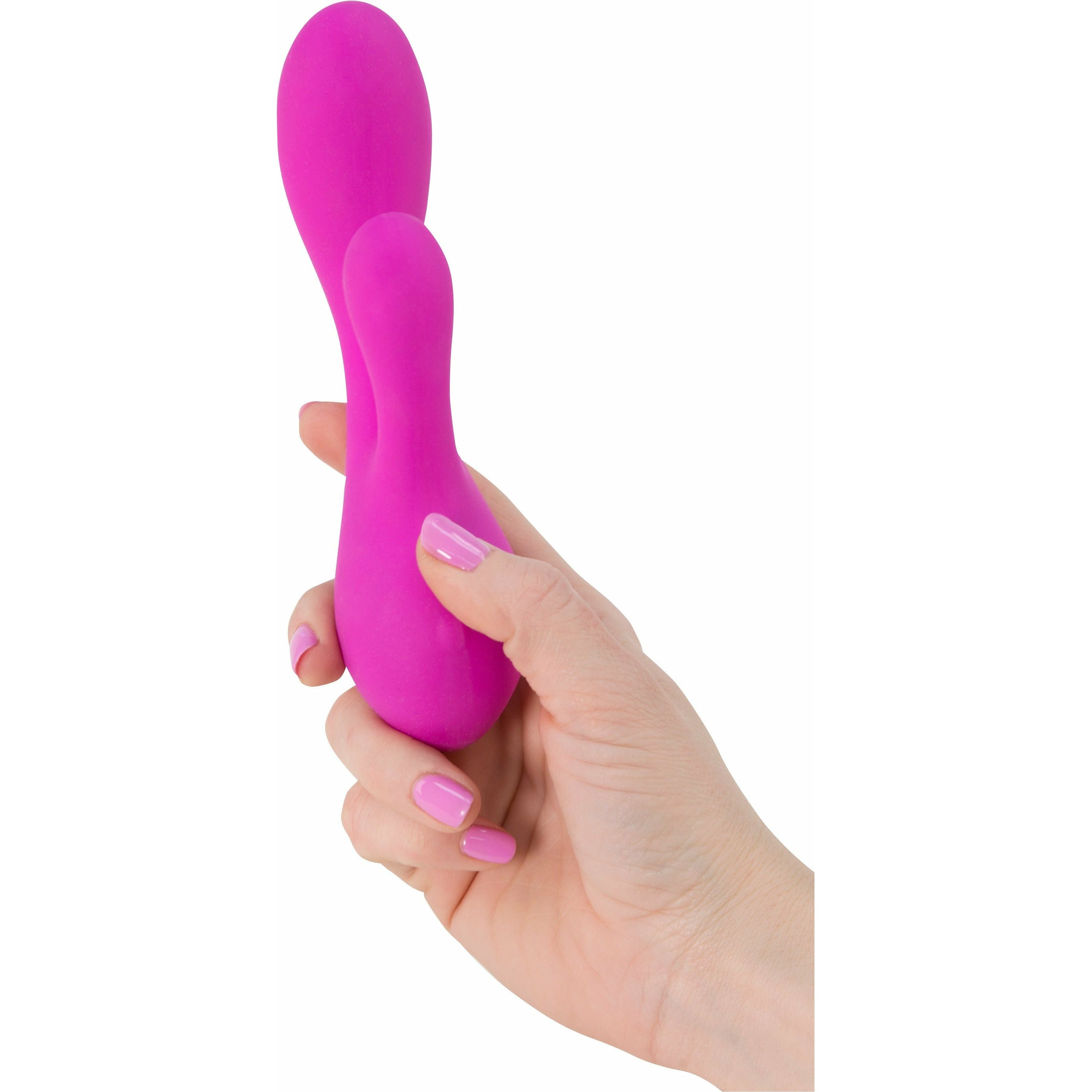 Swan - Hug - Squeeze Control Dual Vibrator - Rechargeable - Pink