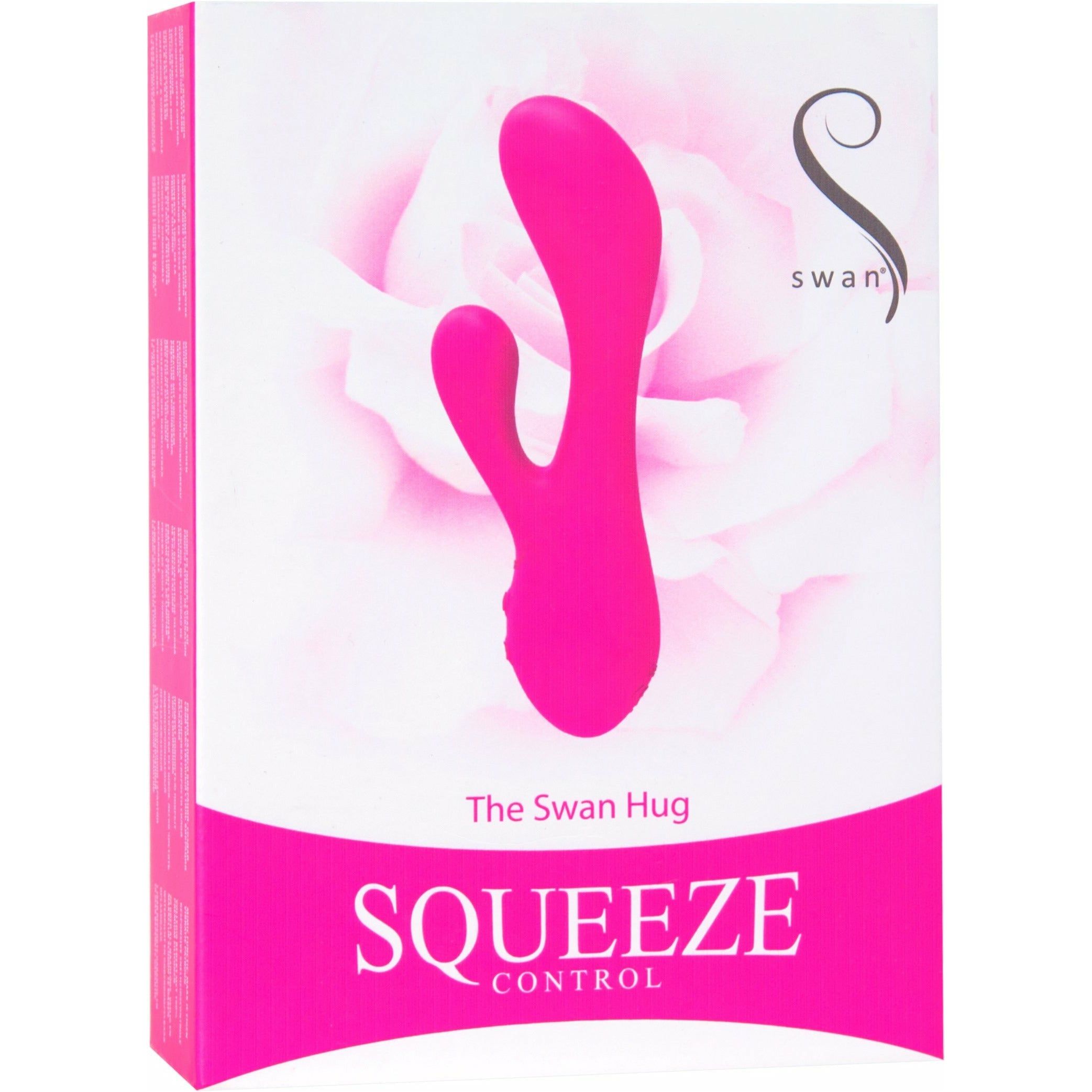 Swan - Hug - Squeeze Control Dual Vibrator - Rechargeable - Pink