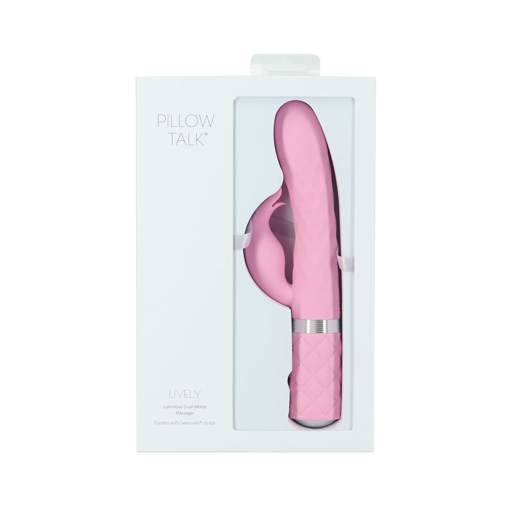 Pillow Talk - Lively - Masseur double moteur de luxe - Rose