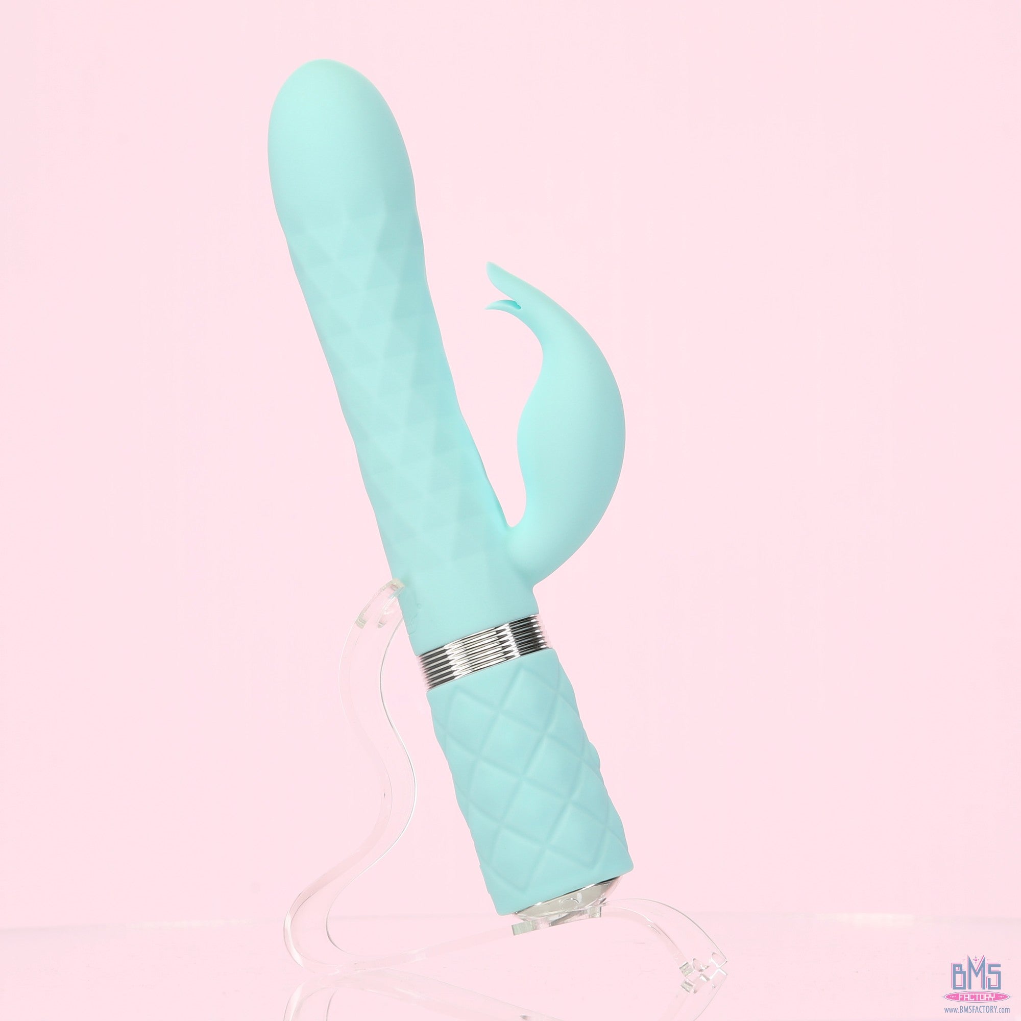 Pillow Talk - Animé - Masseur de luxe à double moteur - Sarcelle