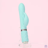 Pillow Talk - Animé - Masseur de luxe à double moteur - Sarcelle
