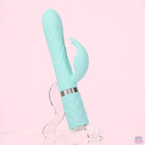 Pillow Talk - Animé - Masseur de luxe à double moteur - Sarcelle