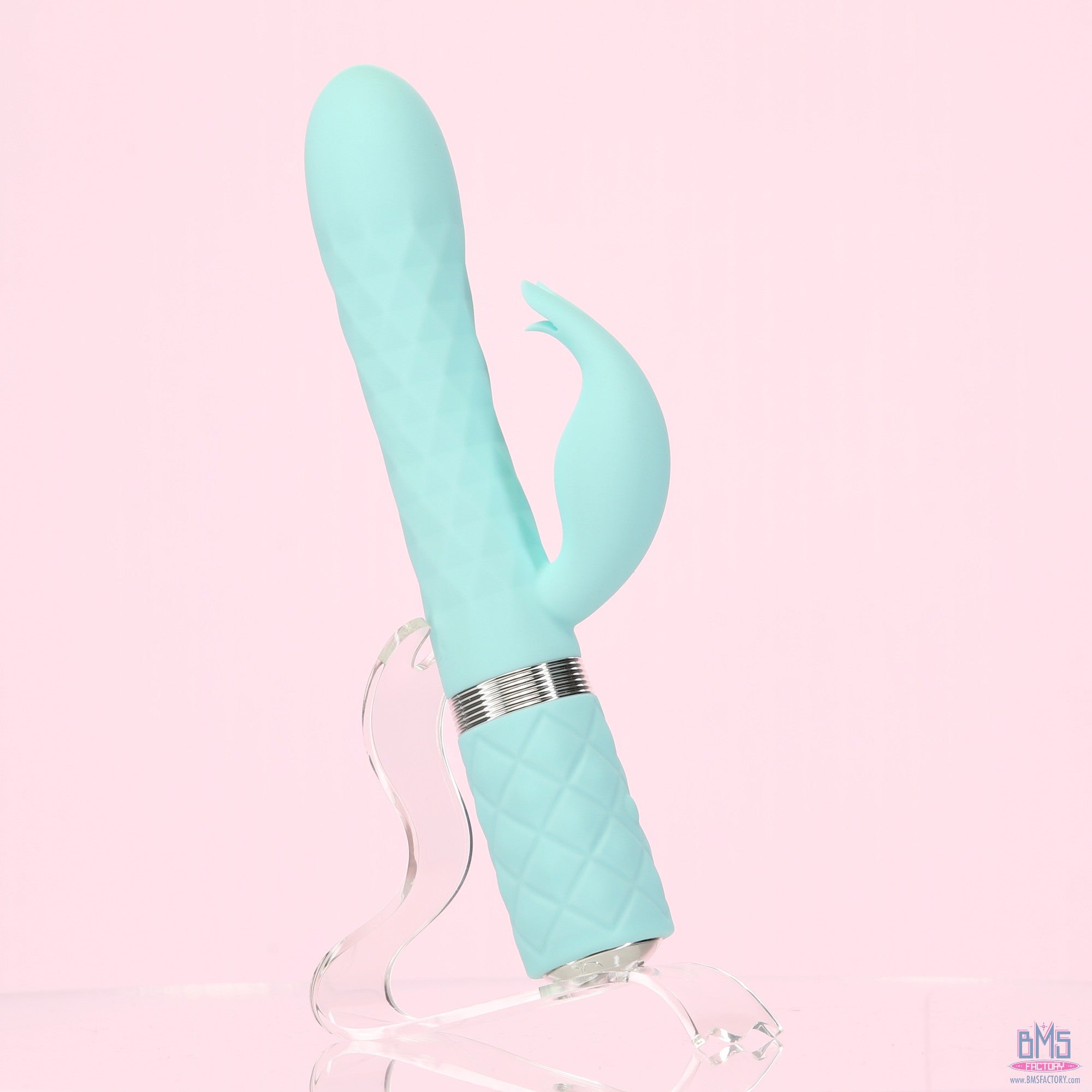 Pillow Talk - Animé - Masseur de luxe à double moteur - Sarcelle