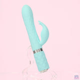 Pillow Talk - Animé - Masseur de luxe à double moteur - Sarcelle