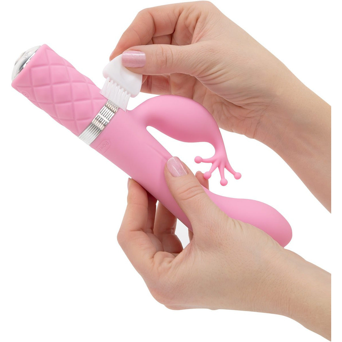 Pillow Talk - Double Vibromasseur Coquin - Rechargeable - Rose