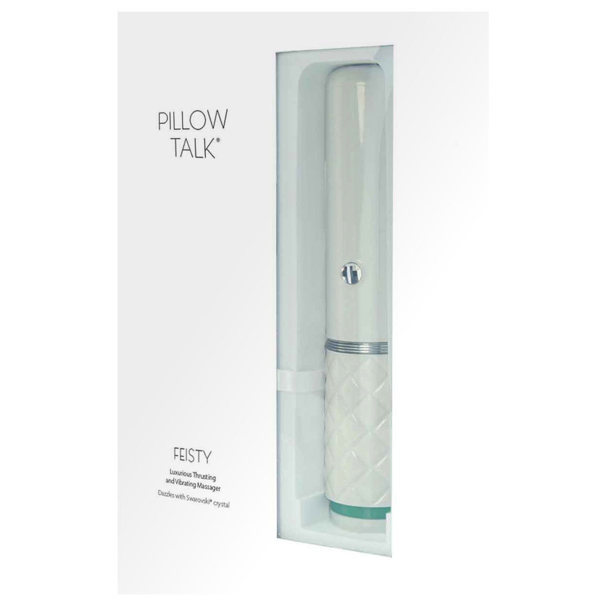 Pillow Talk - Feisty - Thrusting Vibrator - Rechargeable - Teal