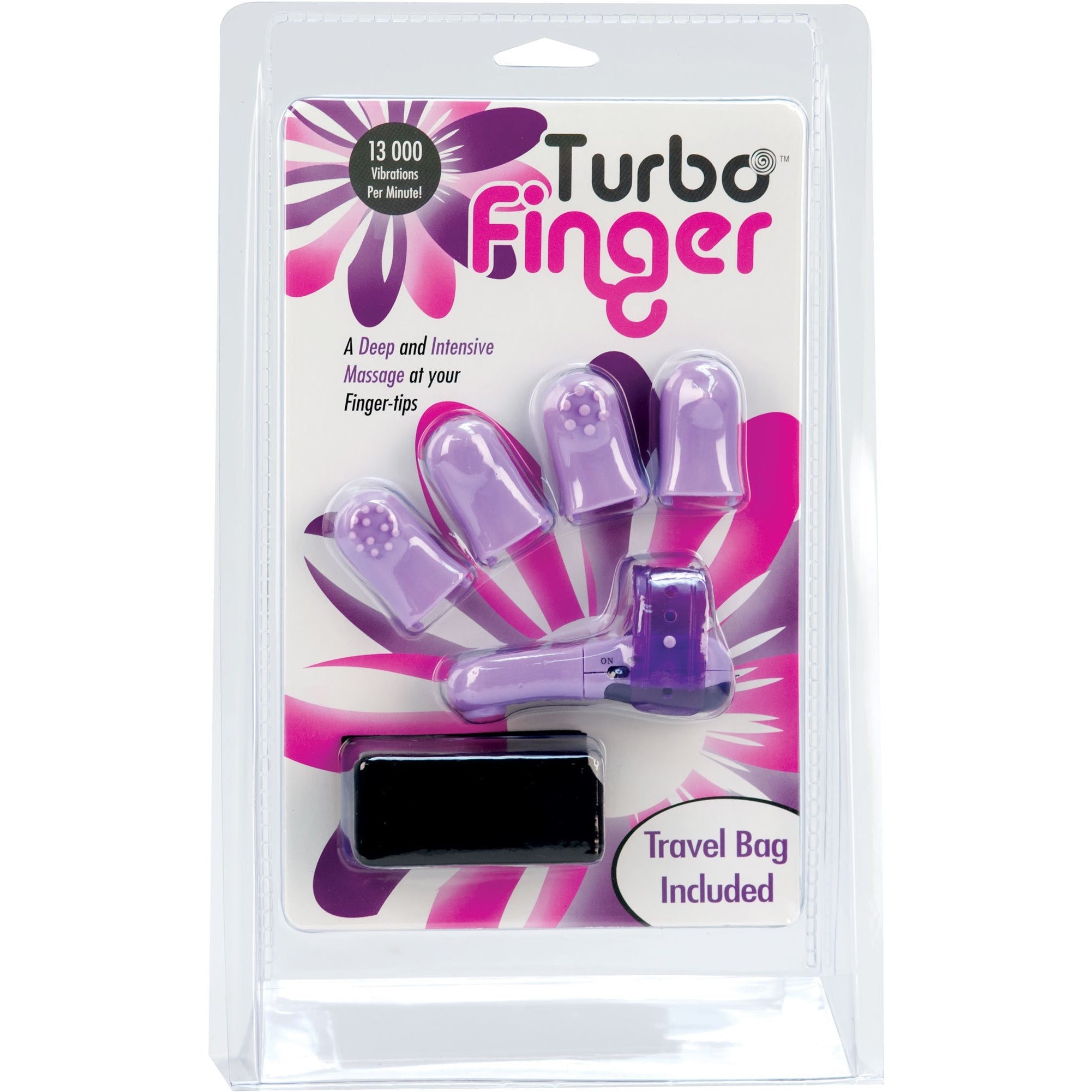 BMS - Turbo Finger 5 In 1 Massager - Purple