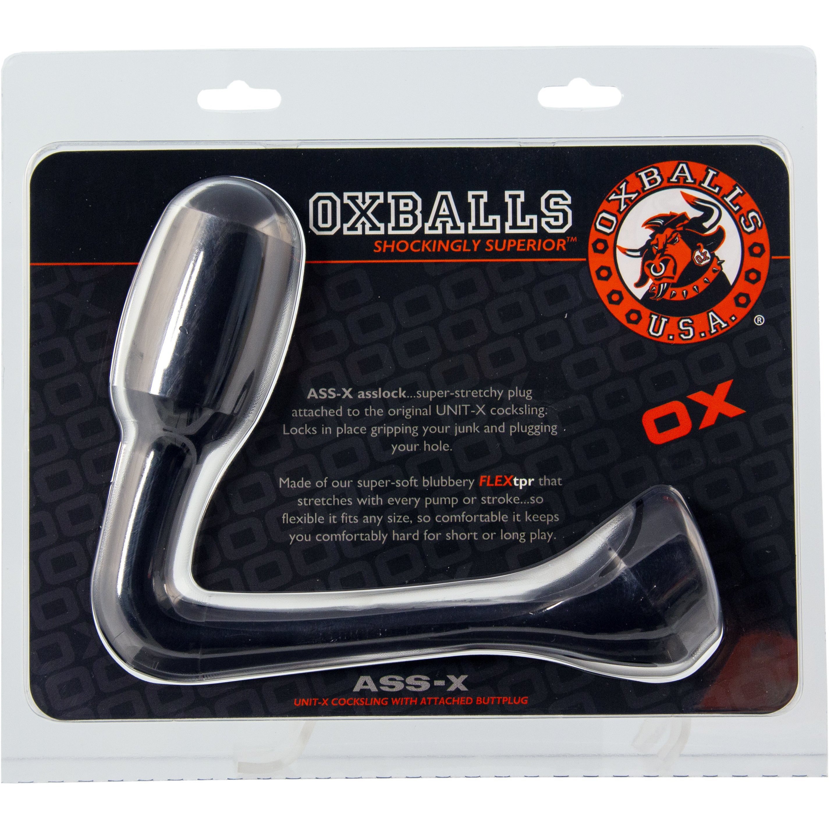 OXBALLS - ASS-X Ass-Lock - Black