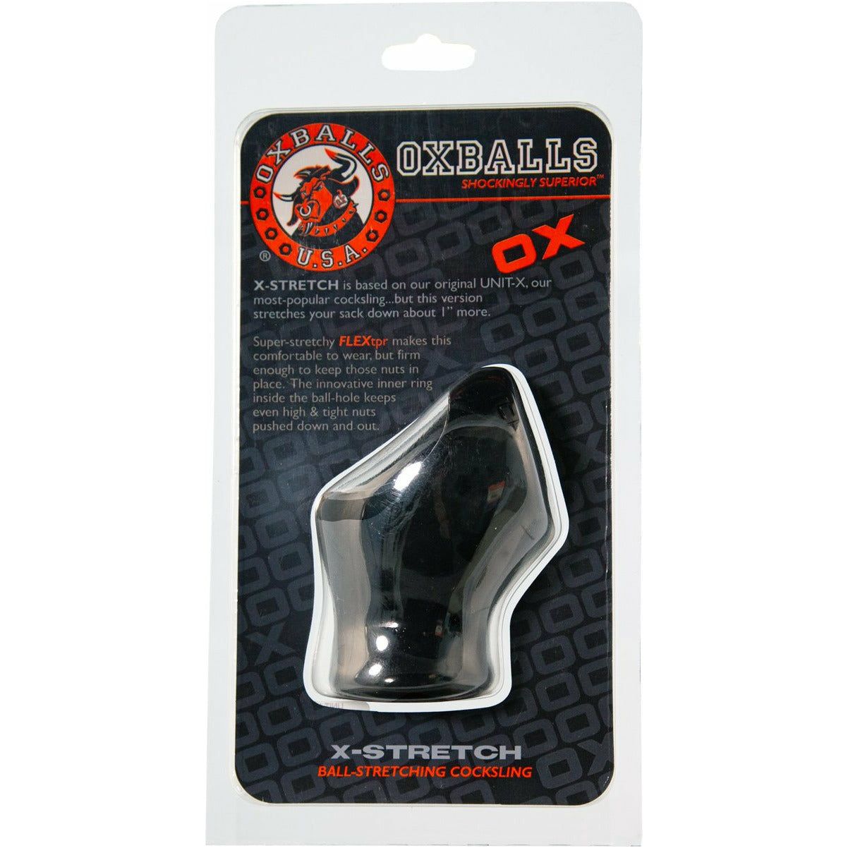 OXBALLS - X-Stretch Cocksling - Black
