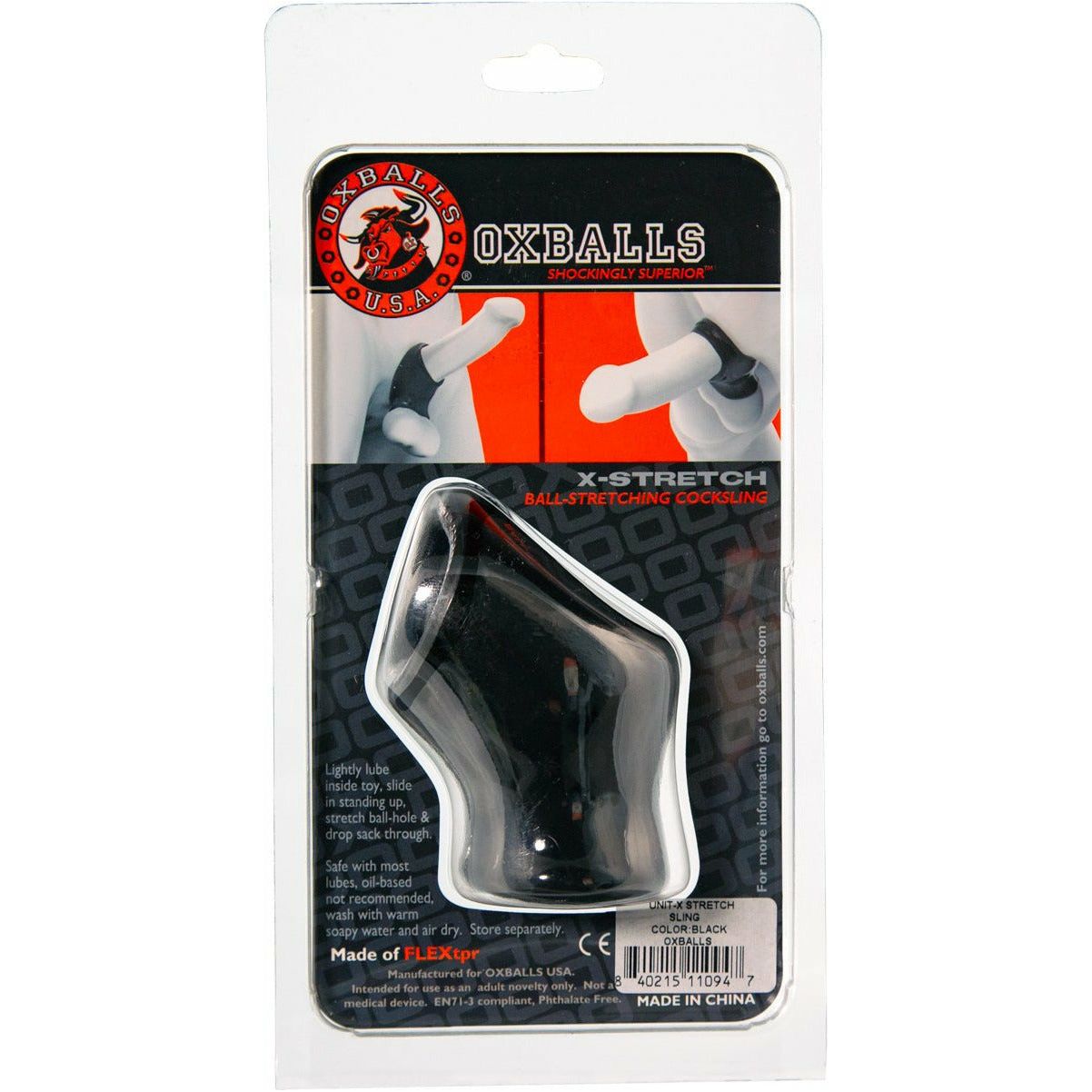 OXBALLS - X-Stretch Cocksling - Black