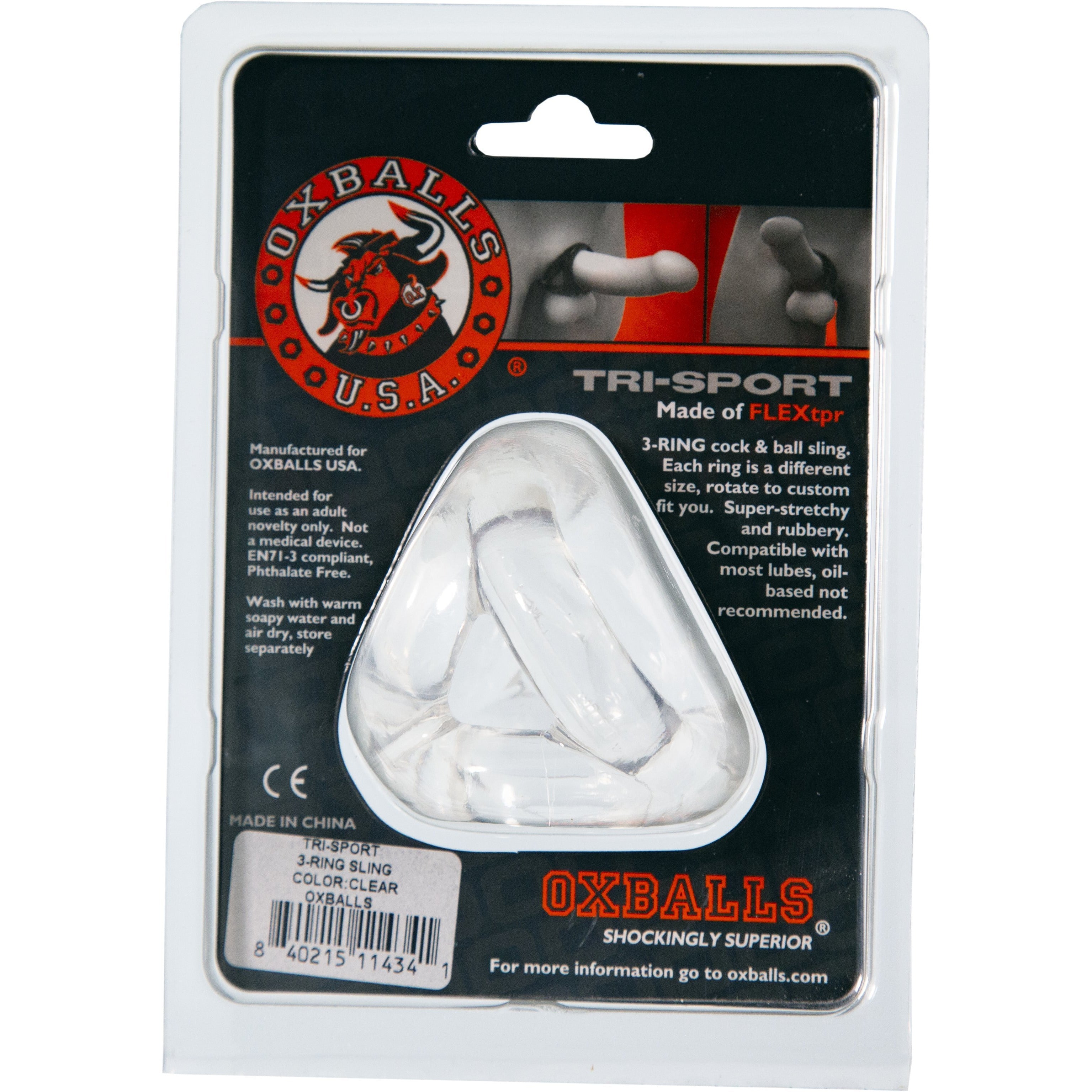 Oxballs Tri-Sport 3 Anneaux pour Bourses